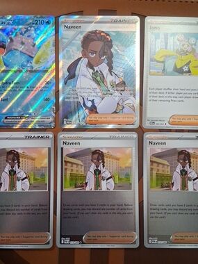 Naveen Full Art Bundle With Lapras Ex Holo & Iono ~ Perfect Order ~ Pokemon NM